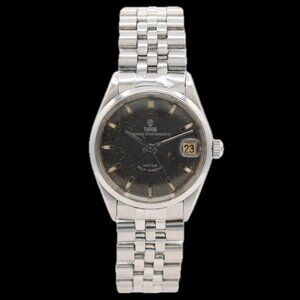 Vintage Tudor Prince Oysterdate Men's Automatic Wristwatch Steel Mexico Band